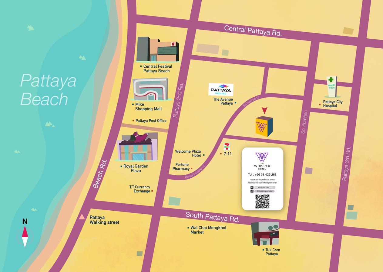 The Whisper Hotel Pattaya Ngoại thất bức ảnh
